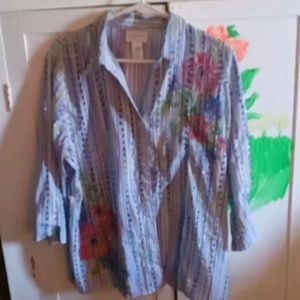 Alfred Dunner Blouse size large